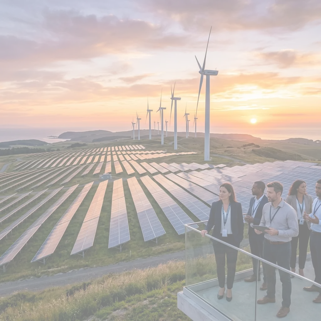 Corporate board meeting discussing ESG strategy